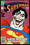 Superman #9 DC Comics 1987 (VF+) Canadian Price Variant