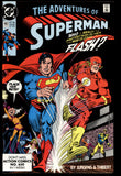 Adventures of Superman #46 DC Comics 1990 (VF/NM) Flash Race