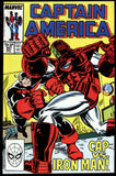 Captain America #341 Marvel 1988 (NM+) Cap Vs. Iron Man