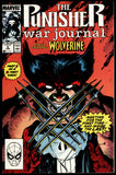 Punisher War Journal #6 Marvel 1989 (NM) 1st Wolverine Battle