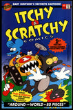 Itchy & Scratchy Comics #1 Bongo 1993 (NM-) Poster Inert Included