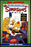 Itchy & Scratchy Comics #1 Bongo 1993 (NM-) Poster Inert Included