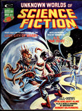 Unknown Worlds of Science Fiction #4 FN- (1975) Frank Brunner cover & art!