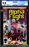 Alpha Flight #33 CGC 9.8 (1986) Yuriko Oyama Becomes Lady Deathstrike