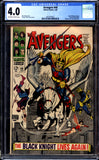 Avengers #44 CGC 4.0 (1968) Dane Whitman Becomes New Black Knight