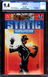 Static #1 CGC 9.4 (1993) 1st App. of Static Shock - Collectors Edition