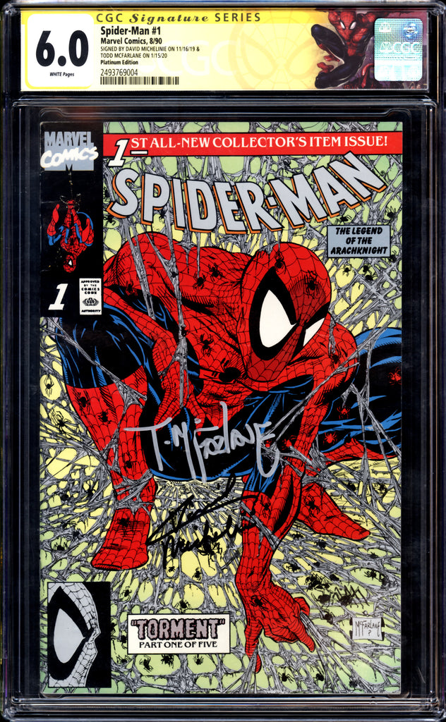 Spider-Man #1 CGC 6.0 (1990) Signed McFarlane & Michelinie