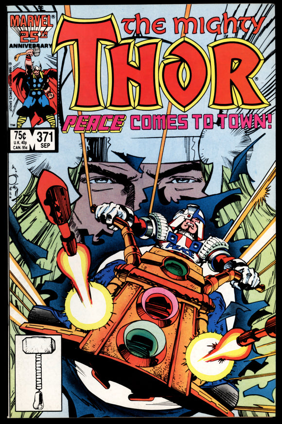 Thor #371 Marvel 1986 (NM) 1st App. of Justice Peace – Ultimate Key ...