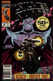 Silver Surfer #50 Marvel 1991 (NM-) Embossed Foil Cover - NEWSSTAND
