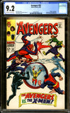 Avengers #53 CGC 9.2 Marvel Comics 1968 X-Men vs. Avengers