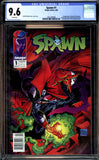 Spawn #1 CGC 9.6 (1992) Newsstand 1st App. of Spawn!