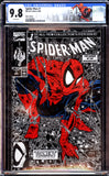 Spider-Man #1 CGC 9.8  (1990) Silver Edition Todd McFarlane cover!