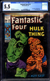 Fantastic Four #112 CGC 5.5 White Pages! 1971 Marvel Comics