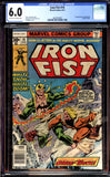 Iron Fist #14 CGC 6.0 (1977 Marvel Comics) 1st App. of Sabretooth