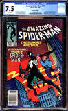 Amazing Spider-Man #252 CGC 7.5 Newsstand 1st App. of the Black Costume