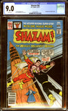 Shazam #28 CGC 9.0 White Pages! (1977 DC Comics) 2nd App. of Black Adam