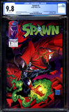 Spawn #1 CGC 9.8 White pages (1992 Image) 1st App. of Spawn!
