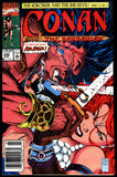 Conan the Barbarian #242 Marvel 1991 (VF+) Jim Lee! NEWSSTAND
