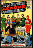 Justice League of America #8 DC 1961 (G/VG) Bottom Staple Detached