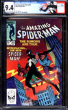 Amazing Spider-Man #252 CGC 9.4 (1984) 1st App. of the Black Costume