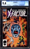 X-Factor #6 CGC 9.4 (1986) 1st Full App. & Cover of Apocalypse