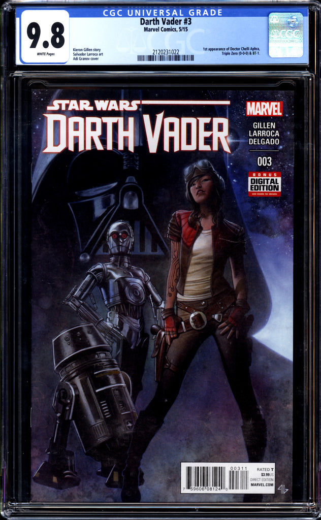 アメコミリーフ Star Wars: DarthVader #3 CGC 9.8 Darth Vader #3 CGC 9.8 (2015) 1st App. of Doctor Aphra – Ultimate