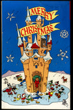Walt Disney Christmas Parade #7 Gold Key 1970 (VF-) Poster Inside!
