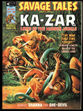 Savage Tales #8 Curtis 1975 (VF) Shanna the She-Devil App.