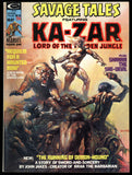 Savage Tales #10 Curtis 1975 (VF-) Boris Vallejo Painted Ka-Zar Cover