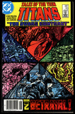 Tales of the Teen Titans #42 - #44 + Annual 3 (NM) Judas Contract Nightwing