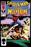 Spider-Man vs Wolverine #1 Marvel 1986 (VF+) 1st App. of Charlemagne