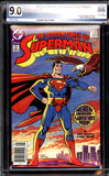 Adventures of Superman #424 PGX 9.0 (1987) Canadian Price Variant