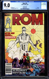ROM #75 CGC 9.0 (1986) Canadian Price Variant CPV - Last Issue