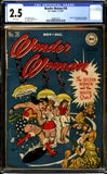Wonder Woman #26 CGC 2.5 (1947) Golden Age H.G. Peter Cover!