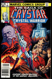 Saga of Crystar: Crystal Warrior #1 Marvel 1983 (NM-) Canadian Price Variant