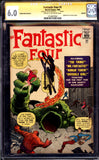 Fantastic Four #1 CGC 6.0 (1966) Golden Record Reprint Signed by Stan Lee!