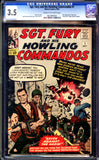 Sgt. Fury and his Howling Commandos #1 CGC 3.5 (1963) 1st Appearance!