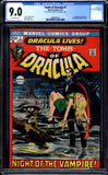 Tomb of Dracula #1 CGC 9.0 (1972) 1st App. Dracula - Gene Colan Signature?