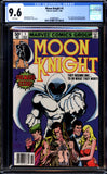Moon Knight #1 CGC 9.6 (1980) 1st App. of Raoul Bushman - NEWSSTAND