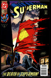 Superman #75 Vol. 2 DC 1993 (NM) Death of Superman - NEWSSTAND