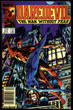 Daredevil #217 Marvel 1985 (NM-) Canadian Price Variant
