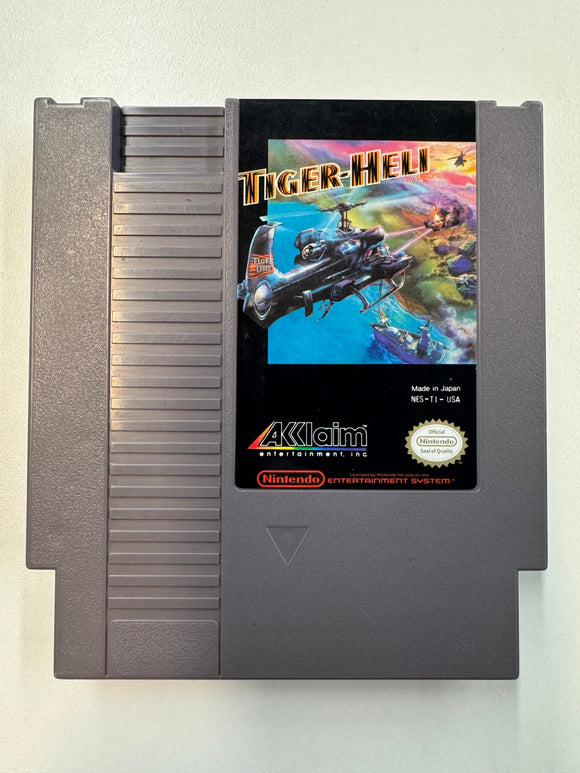 Tiger Heli NES Nintendo 1987 Authentic Cartridge Only