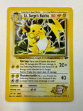 Pokemon TCG 2000 Lt. Surge's Raichu Gym Challenge Holo 11/132