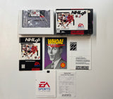 NHL 96' SNES Super Nintendo 1995 CIB Complete in Box w/ Reg Card & Poster