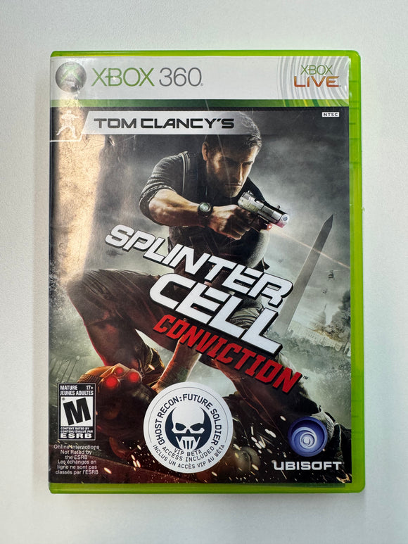 Tom Clancy's Splinter Cell Conviction 2010 Microsoft XBOX 360 CIB