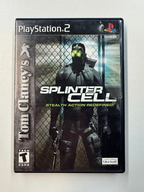 Splinter Cell Stealth Action Redefined 2003 Playstation 2 PS2 CIB