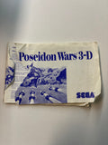 Poseidon Wars 3-D 1988 Sega CIB Complete in Box