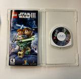LEGO Star Wars III Clone Wars 2011 Playstation PSP CIB Complete in Box