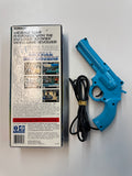 Konami 1994 Lethal Enforcers The Justifier Blue Revolver in Box NO Manual
