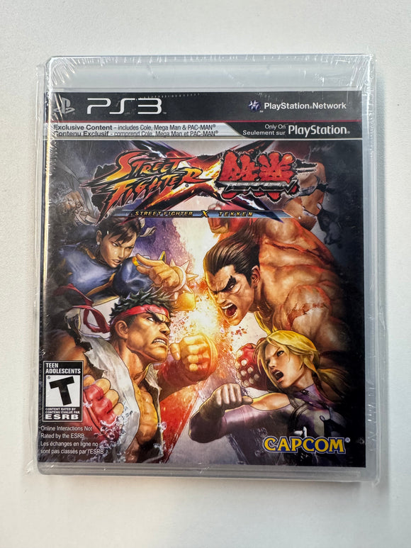 Street Fighters X Tekken Playstation PS3 2012 Sealed